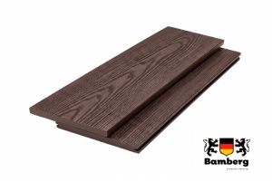 Заборная доска из ДПК Bamberg, Universal Board, Brazilian Walnut (Бразильский Орех) 3D тиснение